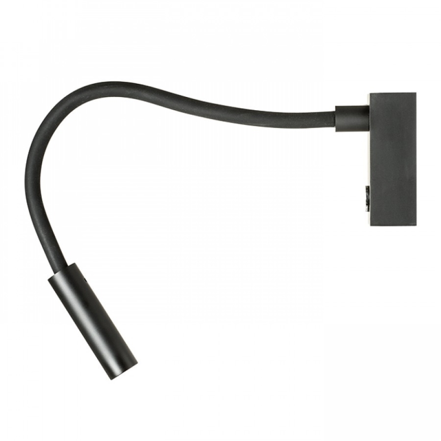 RED - Design Rendl - R10541 - LED Flexibel läslampa AIM LED/3W/230V svart