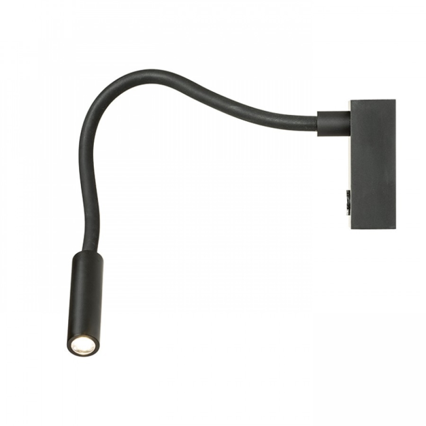 RED - Design Rendl - R10541 - LED vägglampa AIM LED/3W/230V svart 