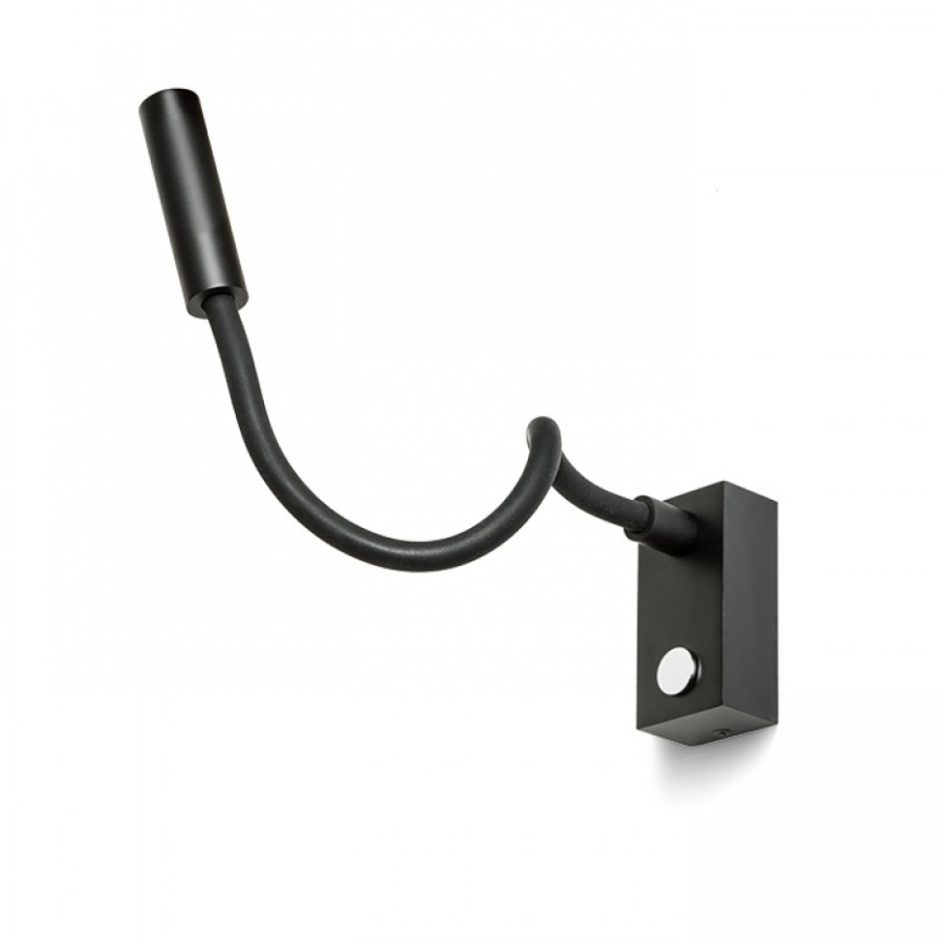 RED - Design Rendl - R10541 - LED vägglampa AIM LED/3W/230V svart 
