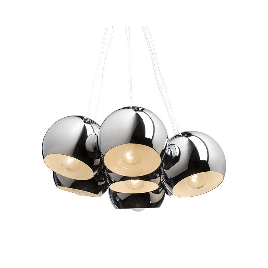 RED - Design Rendl - R11761 - Ljusskrona med upphängningsrem  ASTROMET 7xE27/42W/230V