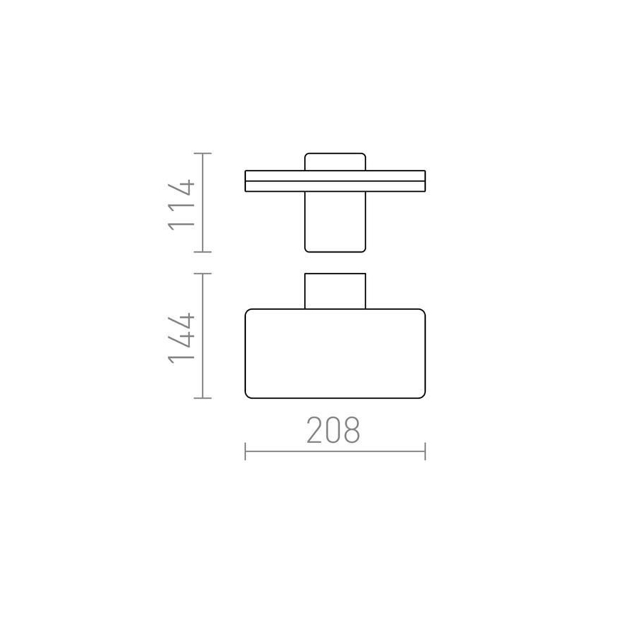 RED - Design Rendl - R11947- Utomhus LED vägglampa  RINA LED/12W/230V IP65