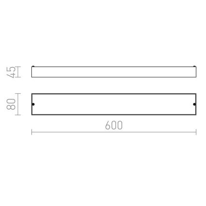 RED - Design Rendl - R11993 - LED Badrumsväggbelysning  MARINA LED/9W/230V IP44