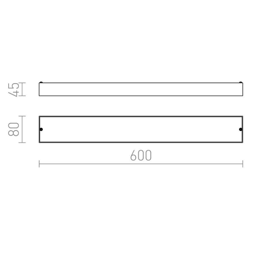 RED - Design Rendl - R11993 - LED Badrumsväggbelysning  MARINA LED/9W/230V IP44