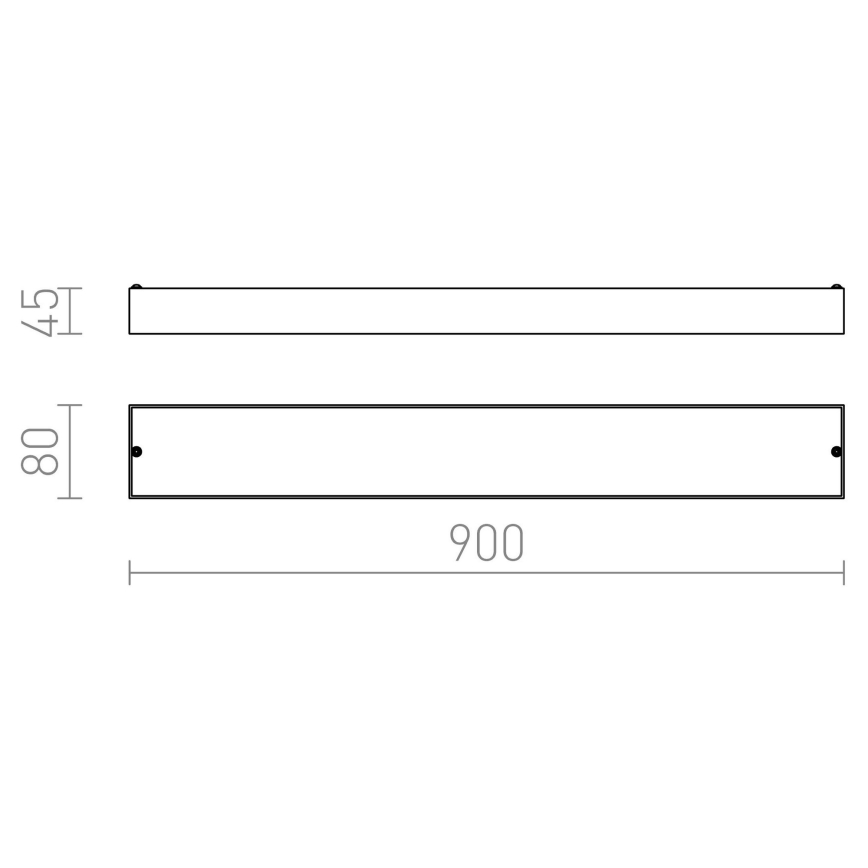 RED - Design Rendl - R11996 - LED Badrumsväggbelysning  MARINA LED/14W/230V IP44