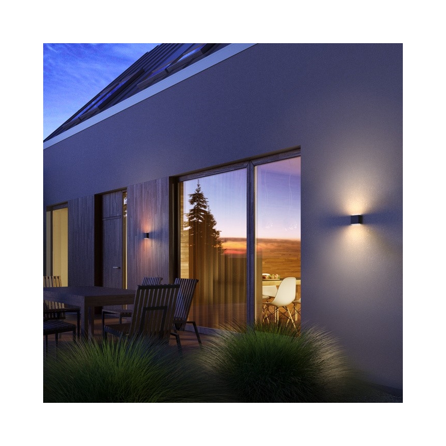 RED - Design Rendl - R12012 - Utomhus LED vägglampa  CHOIX 2xLED/3W/230V IP54