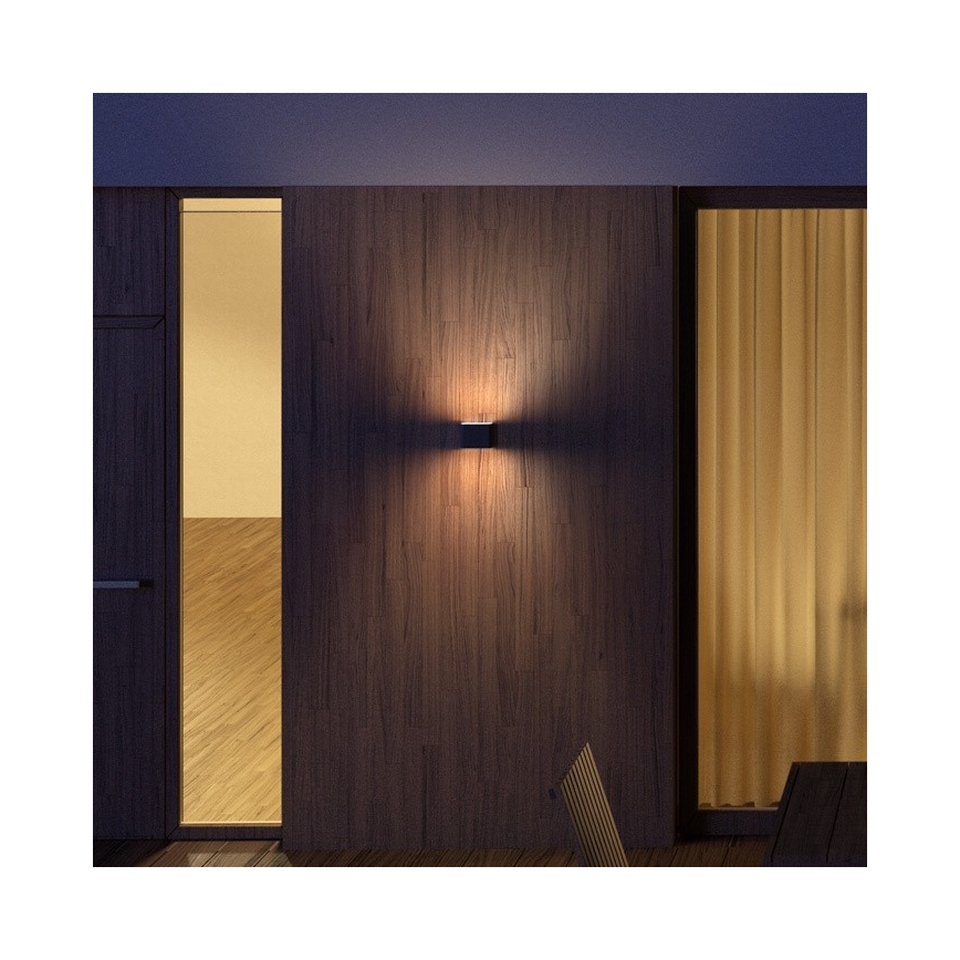 RED - Design Rendl - R12012 - Utomhus LED vägglampa  CHOIX 2xLED/3W/230V IP54