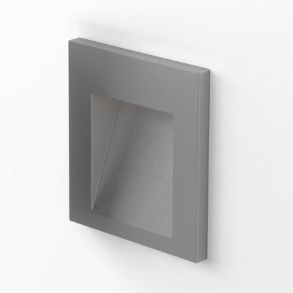 RED - Design Rendl - R12014 - LED Utomhus  vestavné lampa  TESS LED/3W/230V IP54