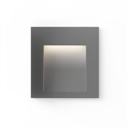 RED - Design Rendl - R12014 - LED Utomhus  vestavné lampa  TESS LED/3W/230V IP54