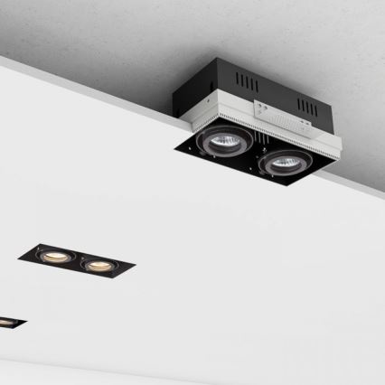 RED - Design Rendl - R12053 - Infälld lampa ELECTRA 2xGU10/50W/230V