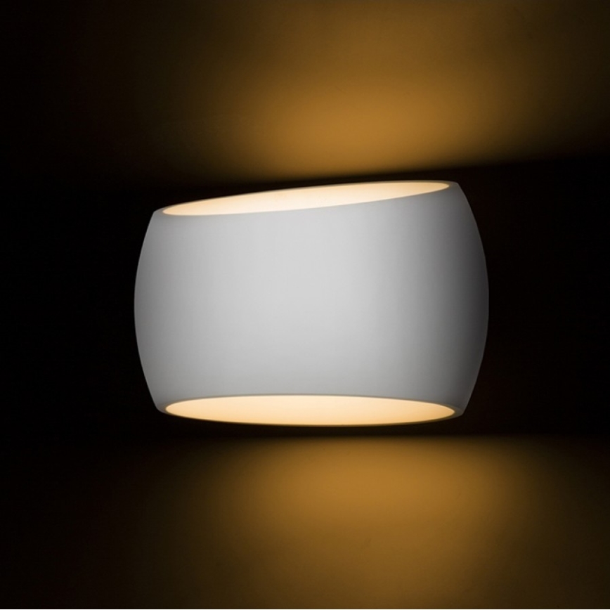 RED - Design Rendl - R12365 - Vägglampa  VERITA 1xE27/33W/230V vit 
