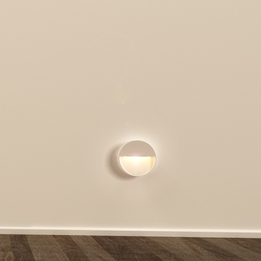 RED - Design Rendl - R12539 - Utomhus LED vägglampa  AQILA LED/6W/230V IP54
