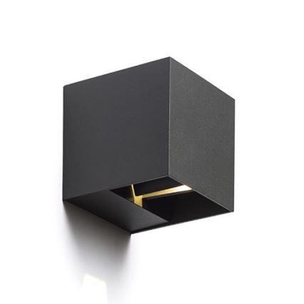 RED - Design Rendl - R12557 - Utomhus LED vägglampa  CARRE 2xLED/3W/230V IP54