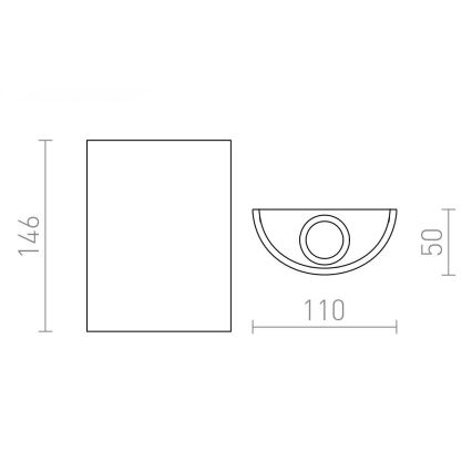 RED - Design Rendl - R12592 - LED vägglampa  DAFFY LED/6W/230V vit 