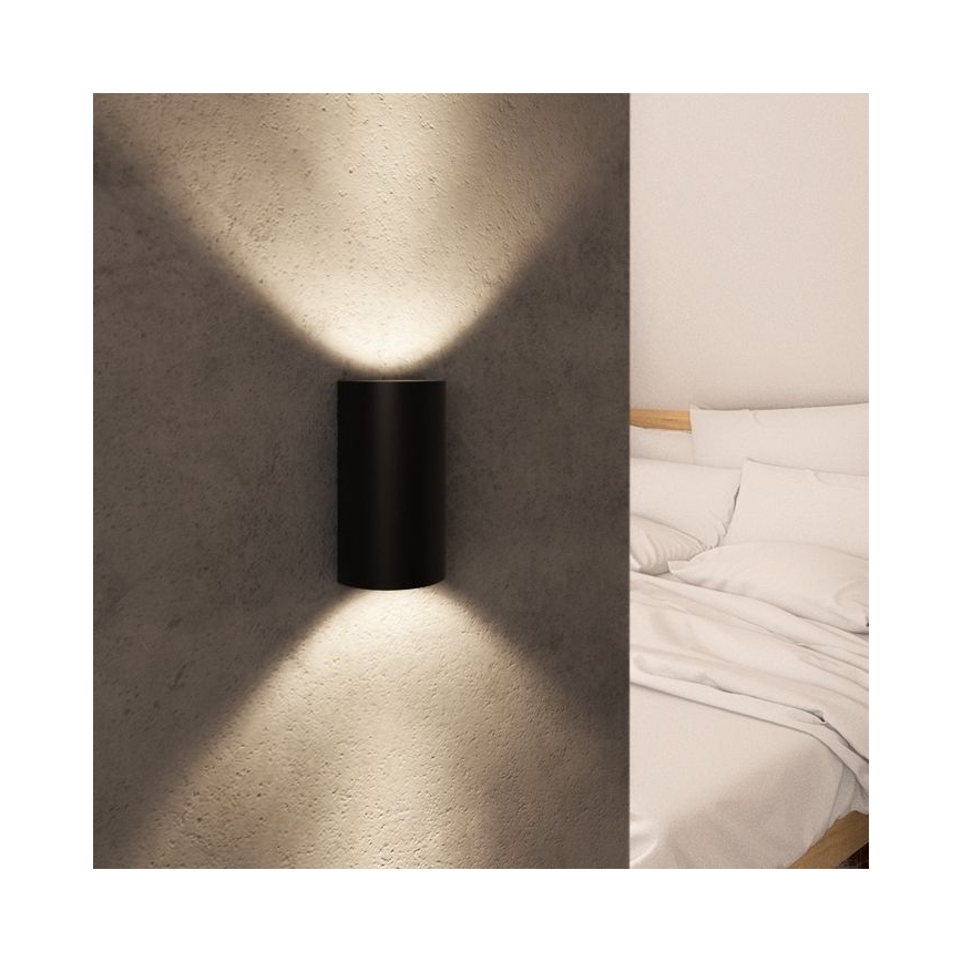 RED - Design Rendl - R12593 - LED vägglampa  DAFFY LED/6W/230V svart 