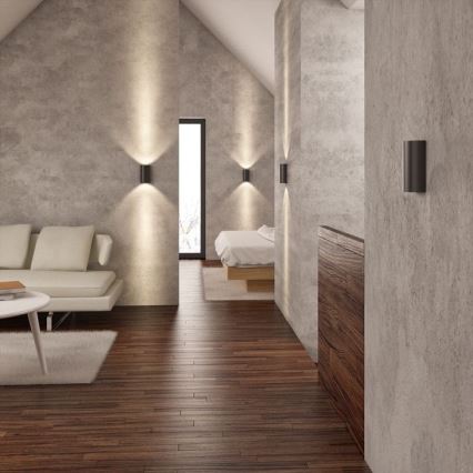 RED - Design Rendl - R12593 - LED vägglampa  DAFFY LED/6W/230V svart 