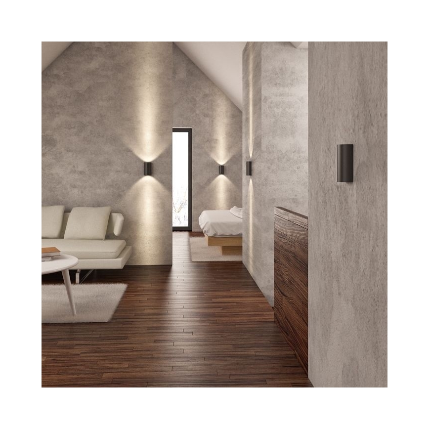 RED - Design Rendl - R12593 - LED vägglampa  DAFFY LED/6W/230V svart 