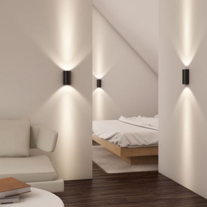 RED - Design Rendl - R12593 - LED vägglampa  DAFFY LED/6W/230V svart 