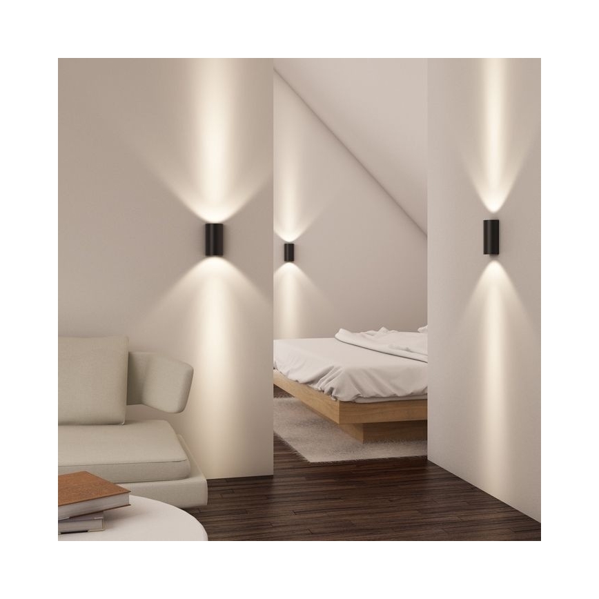 RED - Design Rendl - R12593 - LED vägglampa  DAFFY LED/6W/230V svart 