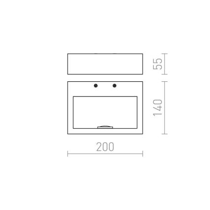 RED - Design Rendl - R12595 - LED vägglampa  NEMAN LED/10W/230V