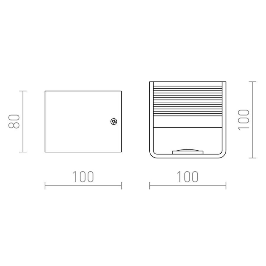 RED - Design Rendl - R12598 - LED vägglampa  ONYX LED/5W/230V vit 