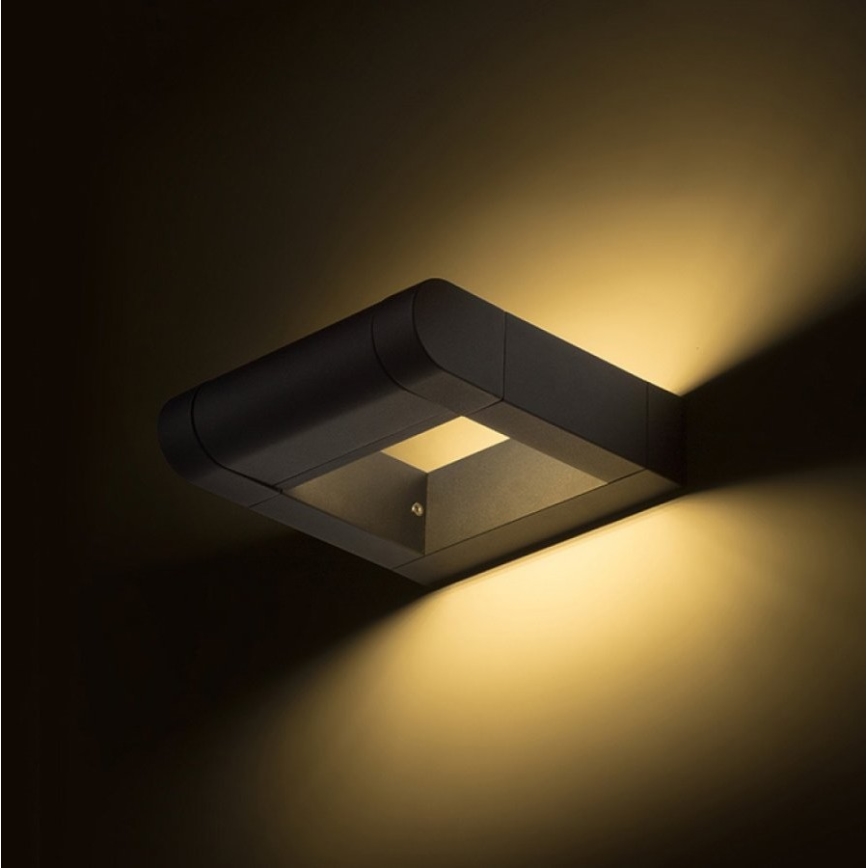 RED - Design Rendl - R12623 - Utomhus LED vägglampa  AQUE LED/8W/230V IP54