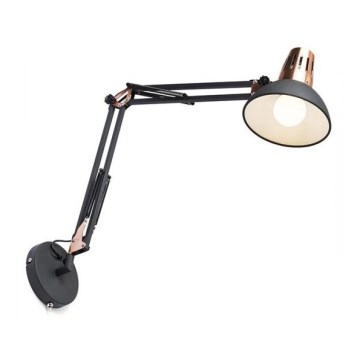RED - Design Rendl - R12651 - Vägglampa  ANTE 1xE27/28W/230V svart 