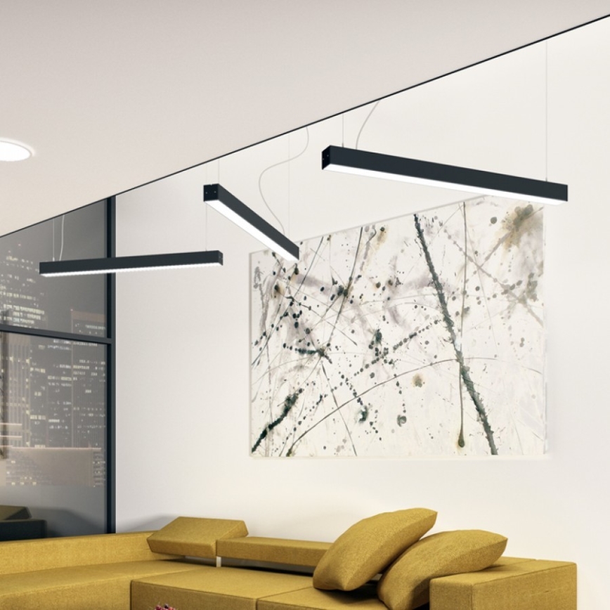 RED - Design Rendl - R12721 - LED Ljuskrona med upphängningsrem  PESANTE LED/40W/230V svart 