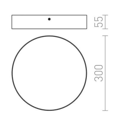 RED - Design Rendl - R12845 - LED taklampa LARISA LED/30W/230V brun