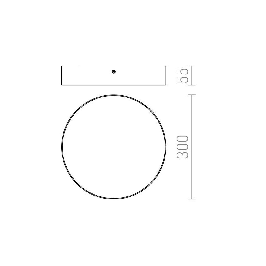 RED - Design Rendl - R12845 - LED taklampa LARISA LED/30W/230V brun