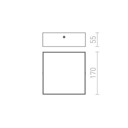 RED - Design Rendl - R12848 - LED taklampa LARISA LED/15W/230V vit 
