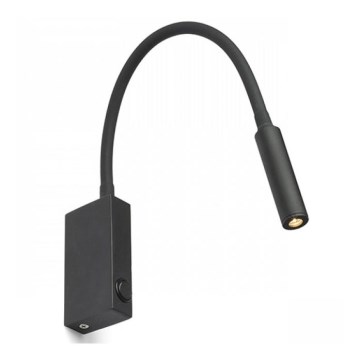 RED - Design Rendl - R12945 - LED vägglampa EKE LED/3W/230V svart 