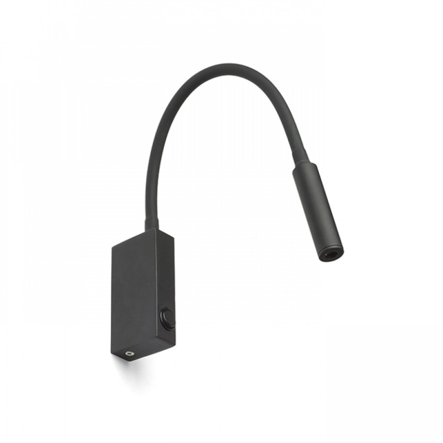 RED - Design Rendl - R12945 - LED vägglampa EKE LED/3W/230V svart 