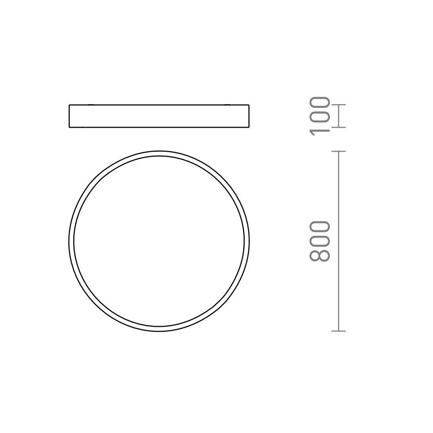 RED - Design Rendl - R13334 - LED taklampa MEZZO LED/100W/230V vit 