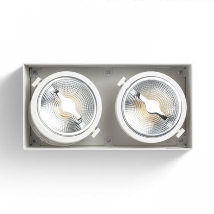 RED - Design Rendl - R13362 - LED spotlight  JAMES 2xLED/15W/230V