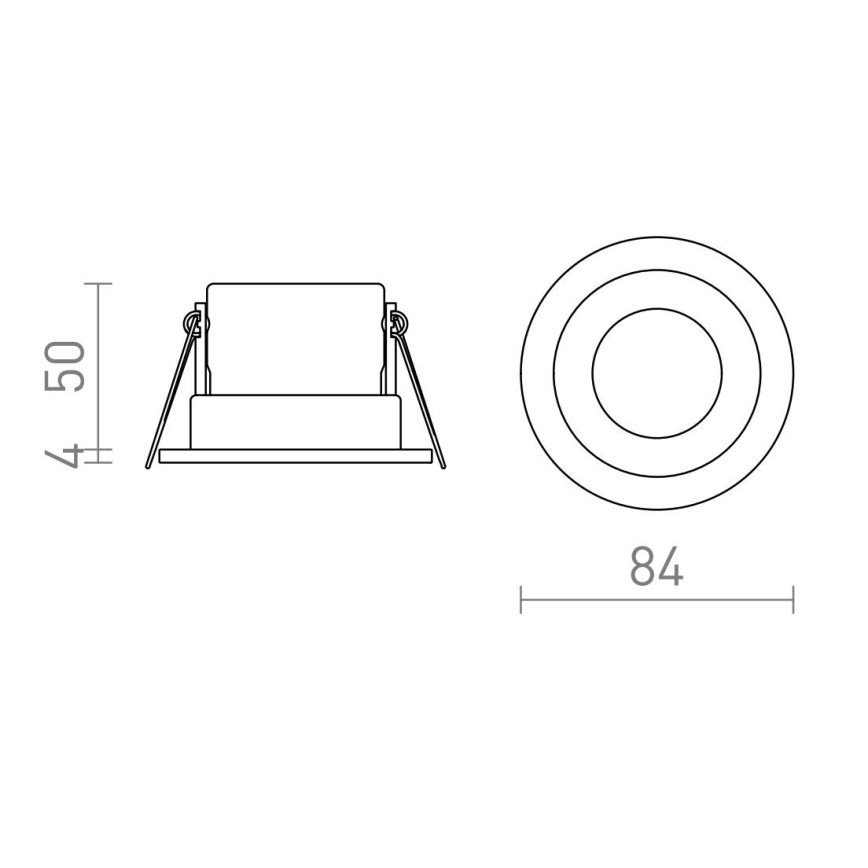RED - Design Rendl - R13602 - LED badrum upphängd taklampa  BELLA LED/11W/230V IP65