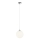 Redo 01-1064 - Ljuskrona med textilsladd OLA 1xE27/42W/230V diameter 20 cm
