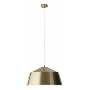 Redo 01-1102 - Ljuskrona med textilsladd AYLA 1xE27/42W/230V diameter 56 cm guld