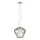 Redo 01-1140 - Ljuskrona med textilsladd FUSION 1xE27/42W/230V diameter 38 cm grå