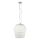 Redo 01-1142 - Pendellampa med kabel MAGMA 1xE27/42W/230V Ø 38 cm blank krom/vit