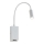 Redo 01-1193 - LED Flexibel liten lampa HELLO LED/3W/230V vit