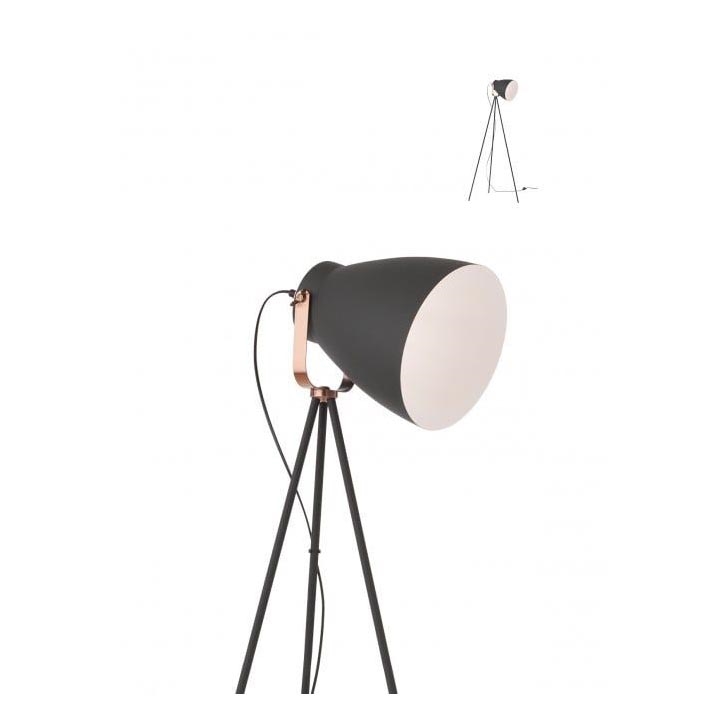 Redo 01-1276 - Golv lampa ARNE 1xE27/42W/230V svart