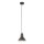 Redo 01-1279 - Pendel på kabel PEEP 1xE27/42W/230V Ø 16,5 cm svart