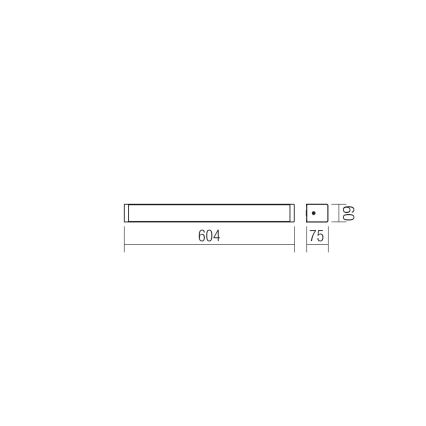 redo 01-1424 - LED Badrumsbelysning vägg LEDO 1xLED/16W/230V IP44