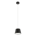 Redo 01-1496 - LED-pendellampa med sladd LOLLI LED/6W/230V Ø 14 cm svart