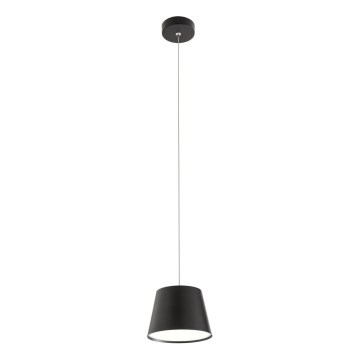 Redo 01-1496 - LED-pendellampa med sladd LOLLI LED/6W/230V Ø 14 cm svart