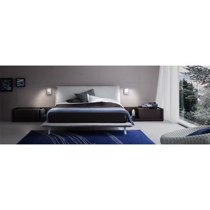Redo 01-1499 - LED väggspotlight AGOS LED/6W/230V + LED/3,2W USB vit