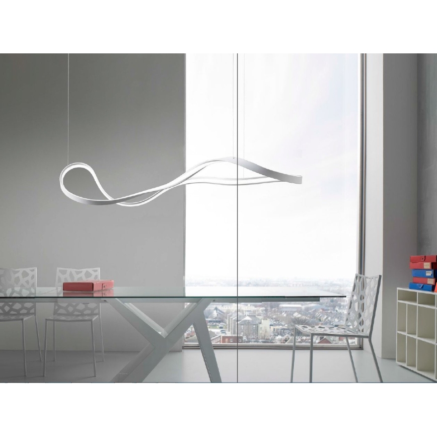 Redo 01-1531 - LED-pendel på kabel NUBO LED/43W/230V vit