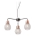 Redo 01-1579 - Pendellampa med sladd EDISON 3xE27/42W/230V Ø 53 cm svart/koppar