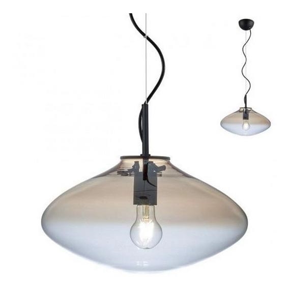Redo 01-1618 - Ljuskrona med textilsladd ABSOLUTE 1xE27/42W/230V beige