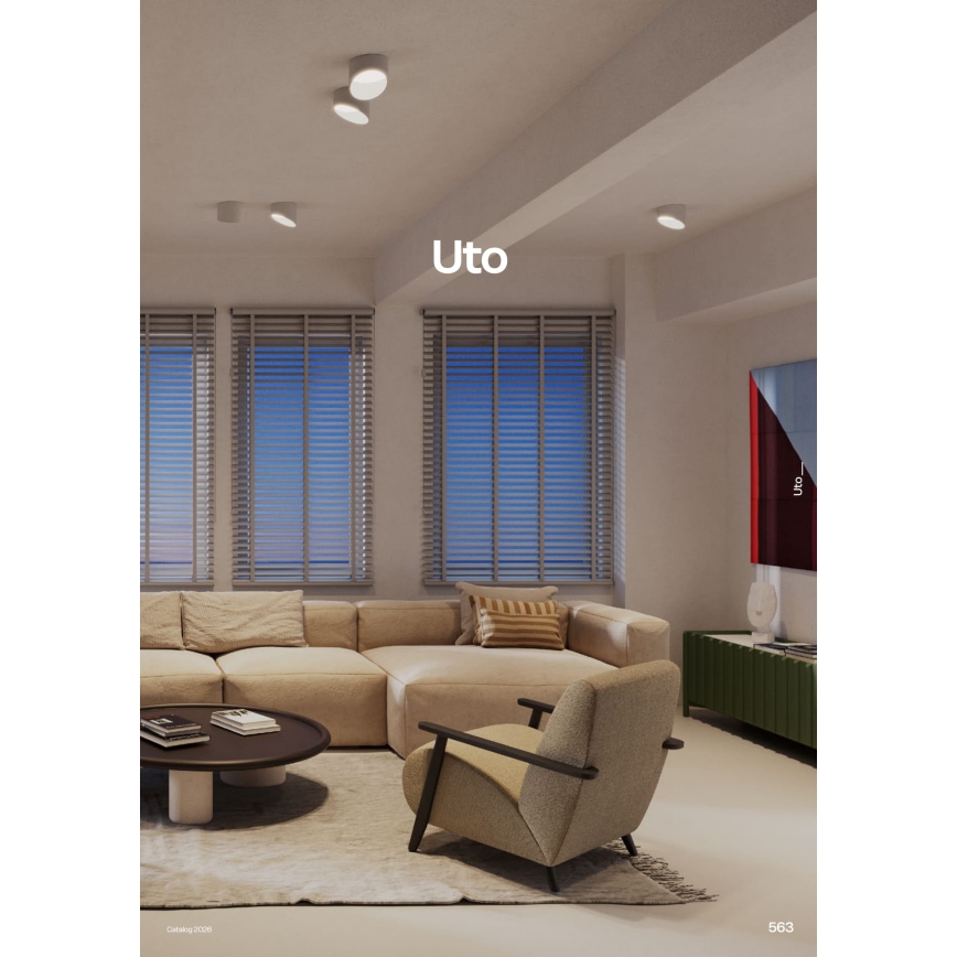 Redo 01-1629 - LED-spot UTO LED/18W/230V Ø 14 cm vit